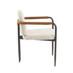 Sedie da pranzo imbottite, Espresso/Beige e Cachi/Nero, Set da 2