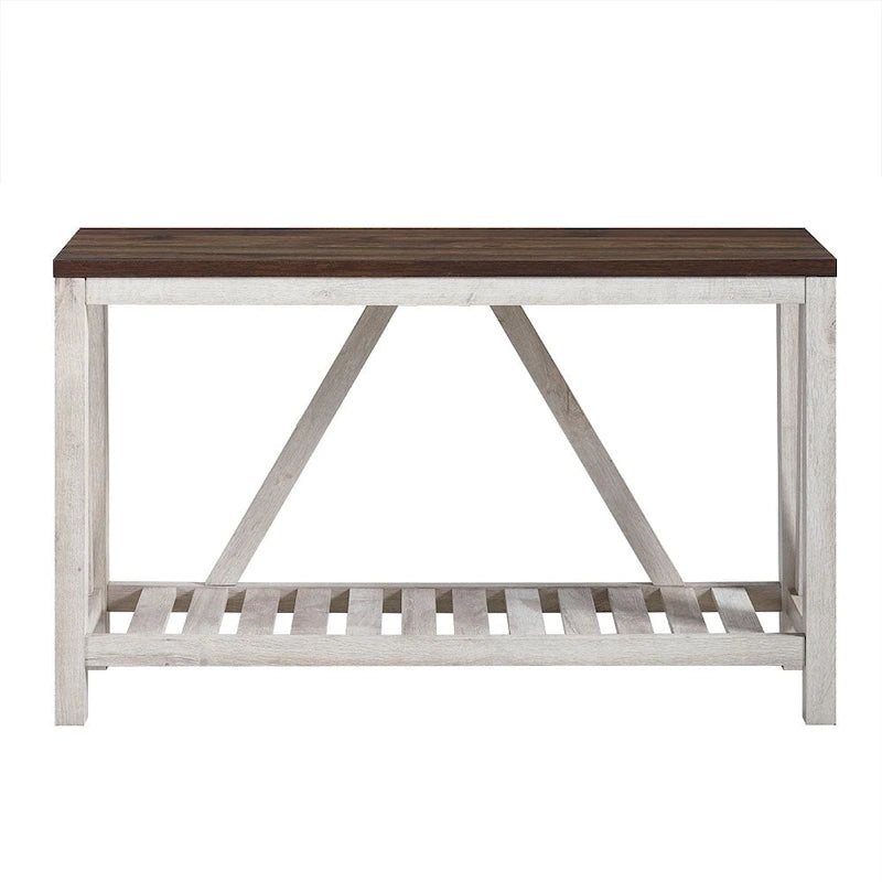 Consolle A-Frame | Rovere rustico / Rovere bianco / Rovere grigio sbiancato / Marmo