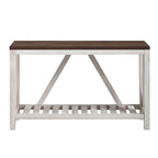 Consolle A-Frame | Rovere rustico / Rovere bianco / Rovere grigio sbiancato / Marmo
