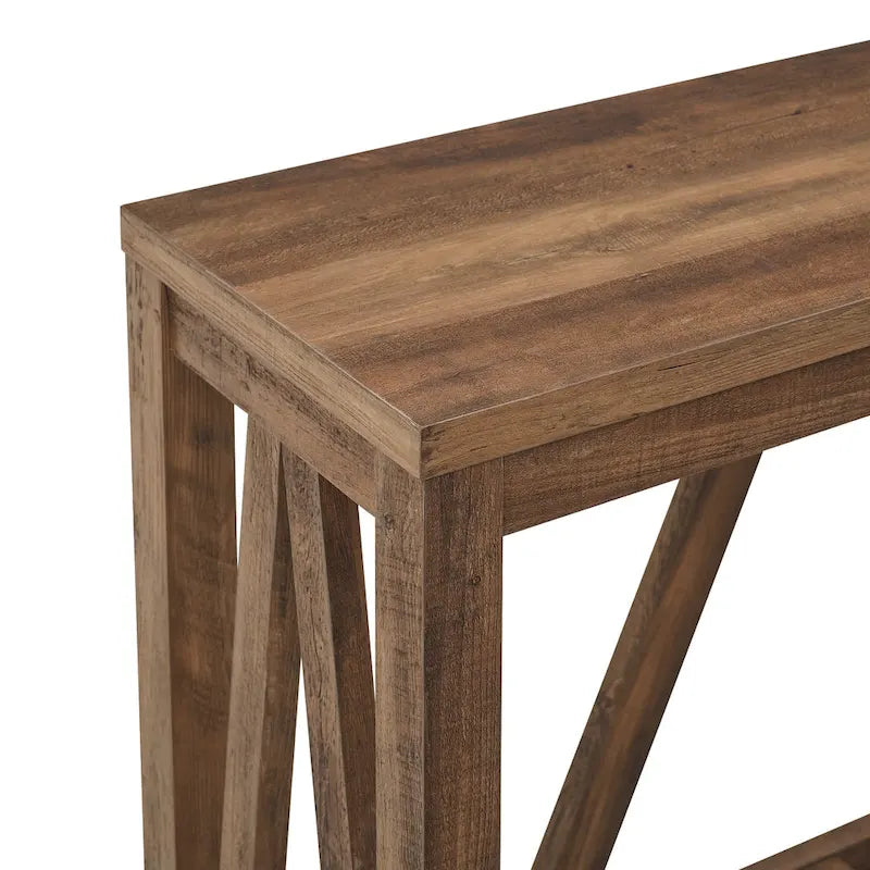 Consolle A-Frame | Rovere rustico / Rovere bianco / Rovere grigio sbiancato / Marmo