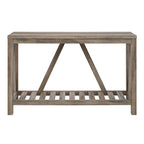 Consolle A-Frame | Rovere rustico / Rovere bianco / Rovere grigio sbiancato / Marmo