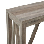 Consolle A-Frame | Rovere rustico / Rovere bianco / Rovere grigio sbiancato / Marmo