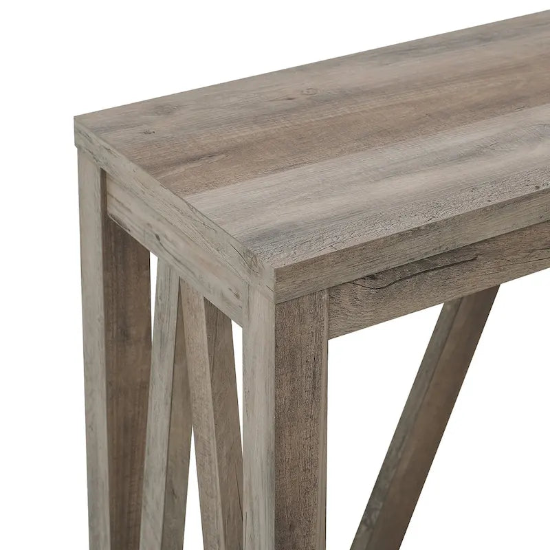 Consolle A-Frame | Rovere rustico / Rovere bianco / Rovere grigio sbiancato / Marmo