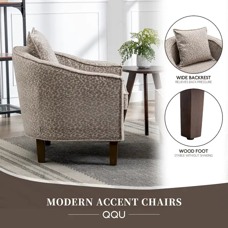 Poltrona a botte Mid-Century multicolore con poggiapiedi, 1 posto