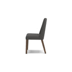 Sedia da pranzo imbottita, set da 2 – Giallo / Carbone / Verde acqua