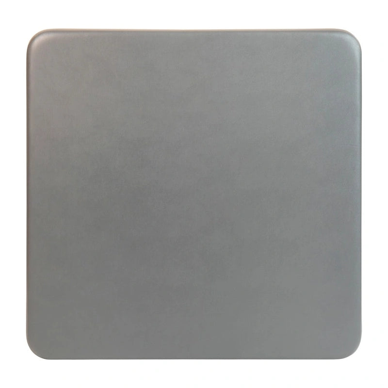 Tavolo pieghevole quadrato nero/marrone/grigio – 4 posti a sedere
