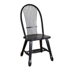 Sedia da pranzo Black Windsor Sheaf Back, set da 2