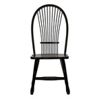Sedia da pranzo Black Windsor Sheaf Back, set da 2