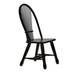 Sedia da pranzo Black Windsor Sheaf Back, set da 2