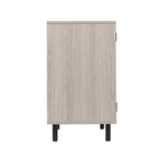 Mobile credenza/bar grigio/marrone chiaro/nero – spazio contenitivo aperto e chiuso, utente singolo