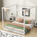 Letto a baldacchino King Size con gambe di supporto