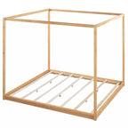Letto a baldacchino King Size con gambe di supporto