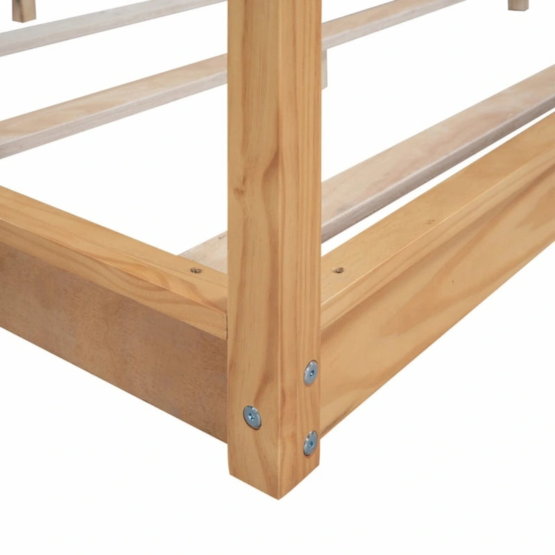 Letto a baldacchino King Size con gambe di supporto