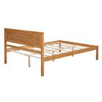 Struttura letto a piattaforma White/Espresso/Quercia con testiera, singolo/matrimoniale/queen, 1-2 persone
