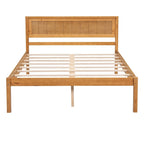 Struttura letto a piattaforma White/Espresso/Quercia con testiera, singolo/matrimoniale/queen, 1-2 persone