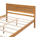 Struttura letto a piattaforma White/Espresso/Quercia con testiera, singolo/matrimoniale/queen, 1-2 persone