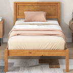 Struttura letto a piattaforma White/Espresso/Quercia con testiera, singolo/matrimoniale/queen, 1-2 persone