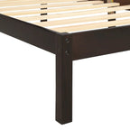 Struttura letto a piattaforma White/Espresso/Quercia con testiera, singolo/matrimoniale/queen, 1-2 persone