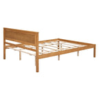 Struttura letto a piattaforma White/Espresso/Quercia con testiera, singolo/matrimoniale/queen, 1-2 persone