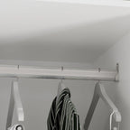 Guardaroba bianco e set toeletta, 1 persona