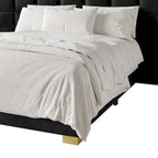 Camera da letto Silver Grey / Black Velvet per 2 – Queen & King