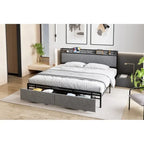 Letto JX con cassetti in fondo al letto