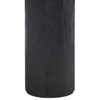 Tavolino rotondo a 3 gambe, bianco lavato/marrone/nero, per 1